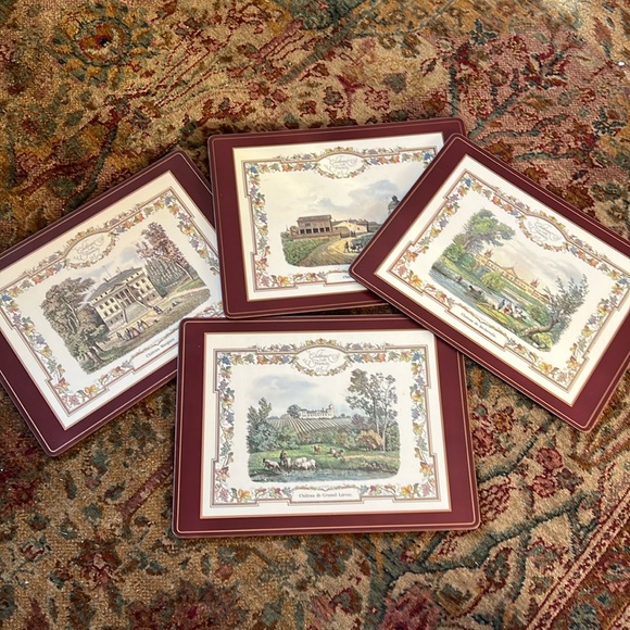 Pimpernel Dining Vintage Pimpernel Chateau De France Placemats Set Of 4 Poshmark